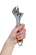 Foto: hand holding a spanner hand holding a spanner