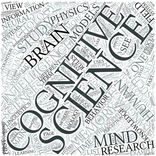 Vector: Cognitive science Disciplines Concept Cognitive science Disciplines Concept