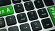 Plan A & B. Plan A & Plan B keys on computer keyboard