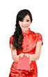 pretty women with cheongsam