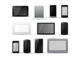 Vector: Tablet pc and mobile phone designs Tablet pc and mobile phone designs