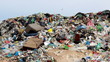 Trash on nature