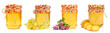 Collage from honey