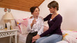 Foto: Betreute Seniorin Betreute Seniorin