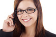 Young woman talking on mobile phone
