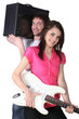 Couple of musicians