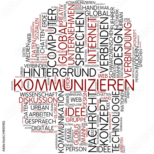 Illustration: kommunizieren kommunizieren