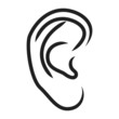 The human ear - vector illustration