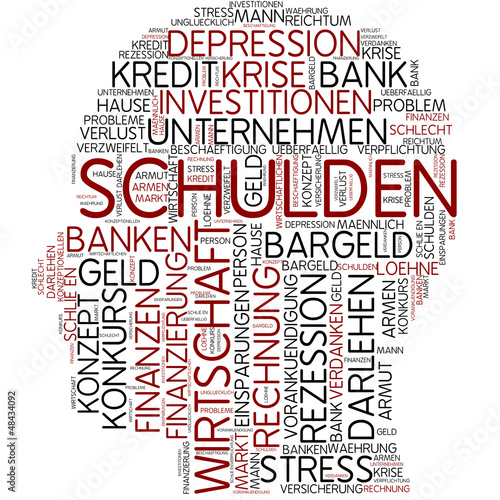 Illustration: Schulden Schulden