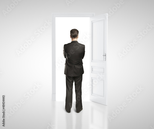 Photo: man in white room man in white room