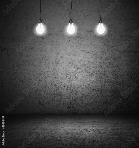 Photo: room with lightbulbs room with lightbulbs