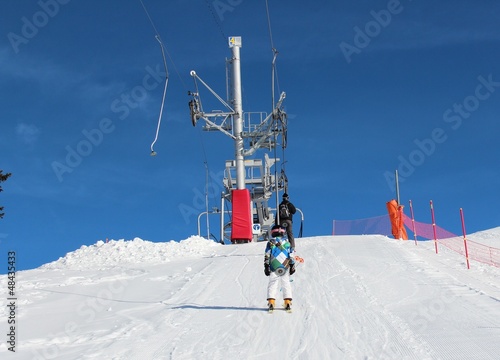 Photo: Junge im Schlepplift Junge im Schlepplift
