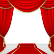 Theater stage. Mesh.