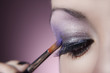 canvas print picture - Beautiful eye make up