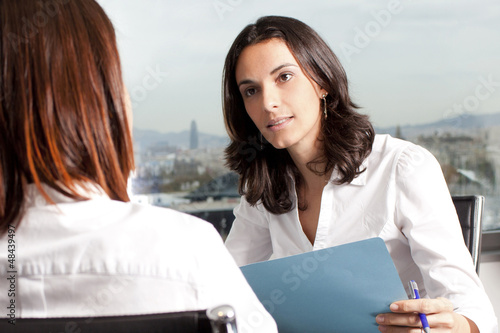 Photo: Business interview Business interview