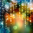 Abstract circular bokeh background of Christmas light