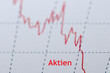 Fallender Aktienchart