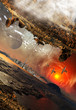 Alien Planet And Spaceships - Computer Artwork