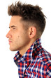 Foto: Attractive young man profile Attractive young man profile