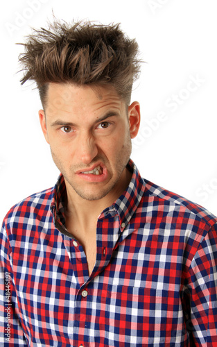 Photo: Man making a funny face Man making a funny face