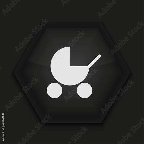 Vector: Vector creative icon on black background. Eps10 Vector creative icon on black background. Eps10
