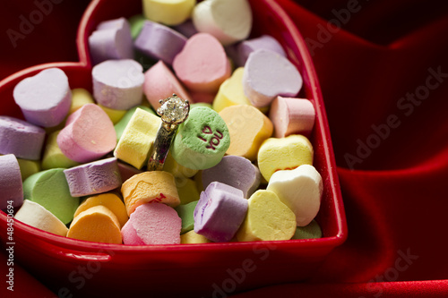 Photo: Canversation Heart candies Canversation Heart candies