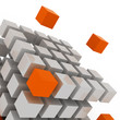 cube assembling from blocks