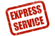 Grunge Stempel rot EXPRESS SERVICE