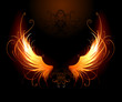 fiery wings