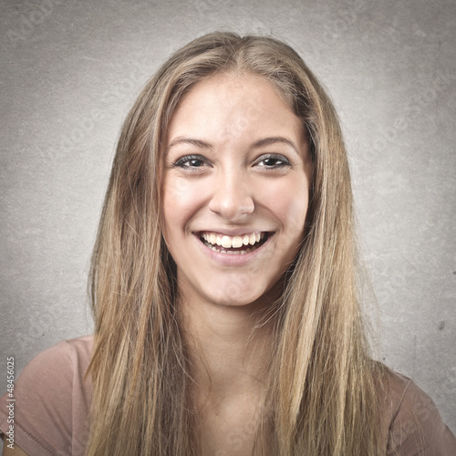 Photo: girl smiling girl smiling