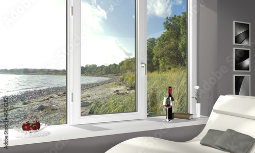 Photo: Wohnzimmer mit Meerblick Wohnzimmer mit Meerblick