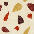 Seamles Pattern With Leaf