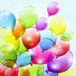 Vector: Balloons background Balloons background