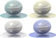 Colored crystal magic balls