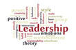 Leadership word cloud