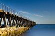 Blyth pier in smooth water