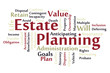 Estate planning word cloud