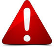 Vector: Exclamation danger sign Exclamation danger sign