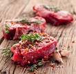 Beef steak.
