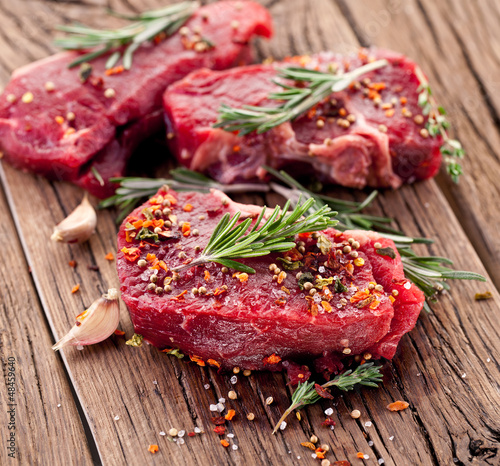 Photo: Beef steak. Beef steak.