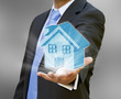 Businessman real estate concept