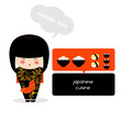Kawaii cute sushi set