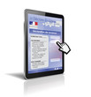 tablette tactile 3d : déclaration de revenus