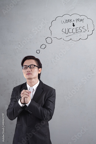 Photo: Businessman Praying Businessman Praying