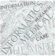 Health informatics Disciplines Concept