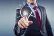 Idea Symbol with Lamp
