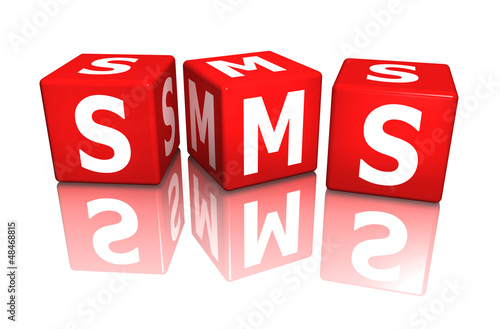 Illustration: würfel cube sms 3d würfel cube sms 3d