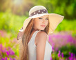 Summer girl portrait