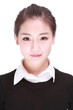 A Beautiful girl Isolated On a White background.