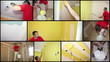 Painting Contractor at Work - Interior Decoration